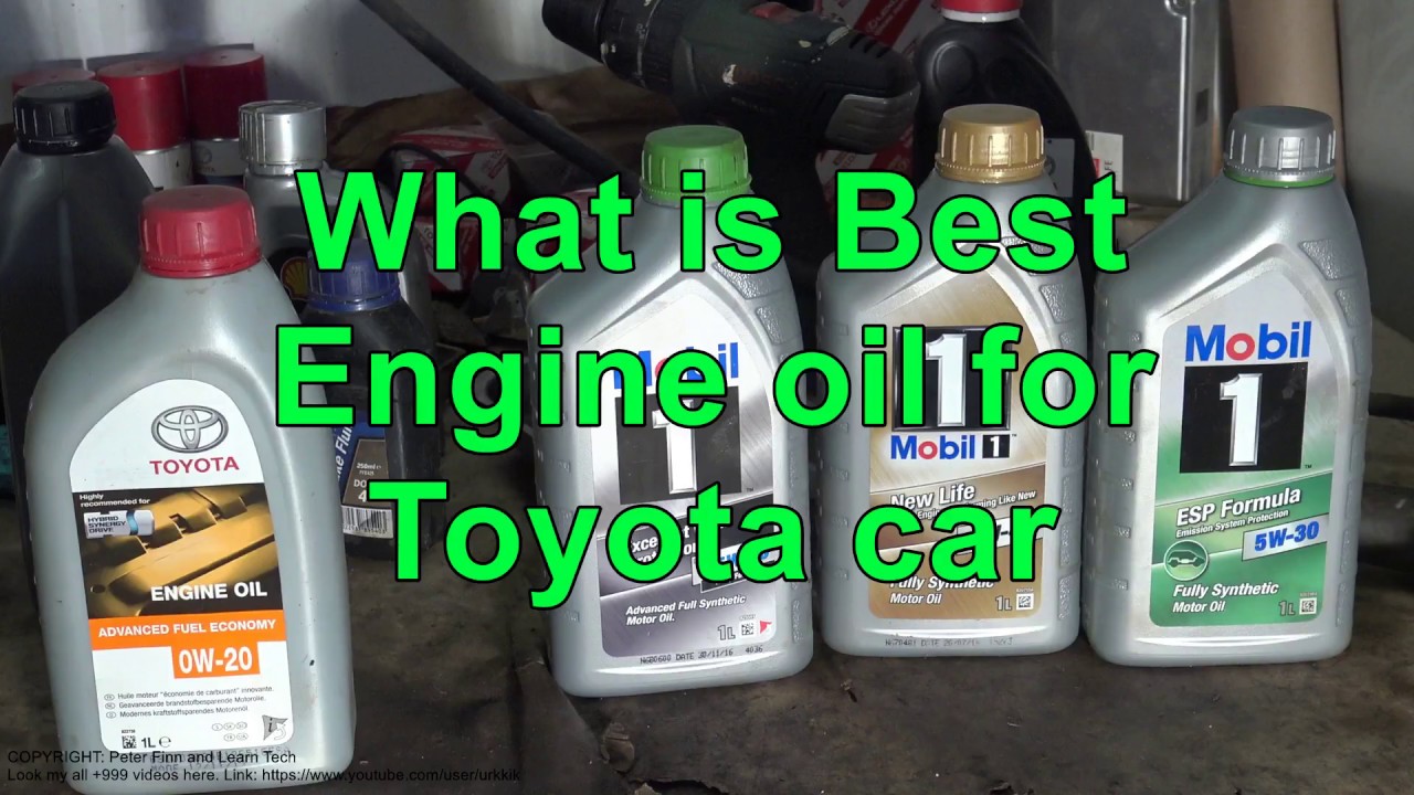 Best Oil Brand for Toyota